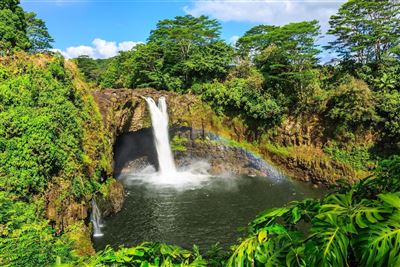 Regenbogen Wasserfall